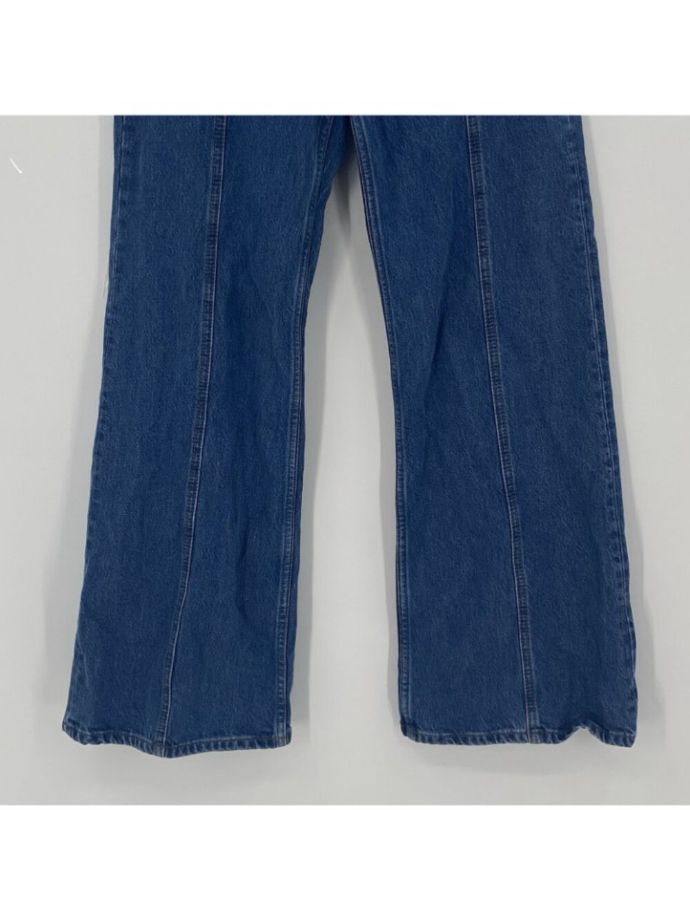Reformation Size 28 Leah Seamed High Rise Wide Leg Jeans Organic Cotton - Picture 11 of 13